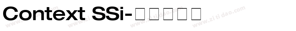 Context SSi字体转换